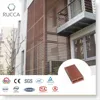 Best price WPC wood plastic composite hollow timber tube for exterior wall panels decoration