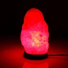 new technology 2019 Real Flame Effect wood table lamp usb led lamp Himalayan salt lamp