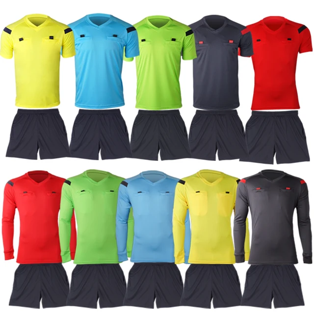 Wholesale Factory Price Soccer Referee Shirt.Jersey Soccer Referee Uniform