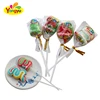 Rainbow lolly candy fruity flavors swirl lollipop