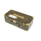 Custom printing gift packing tea cans storage big size metal container Fashion vintage style large rectangle tin box