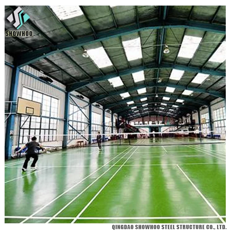 Prefabricated Insulated Building Steel Structure Gym Design