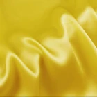Howmay satin silk fabric 16m/m 45" 114cm 100% pure silk charmeuse light yellow China raw silk for dress pajamas