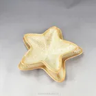 wholesale Chinese gold gilt edged decoration ceramic fruit dish plate