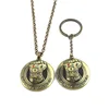 factory direct fashion Avengers Alliance 3 Key Chain Destroying Infinite Gloves Relief Edition Metal Key Clock Small Hang