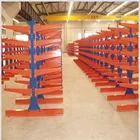 Long Cargoes Store Solution Heavy Duty Steel Cantilever Storage Rack