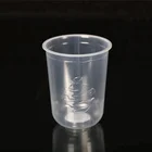 Cups Saucers Coffee Cup Coffee Plastic Cups 15oz Pp Disposable Clear Plastic Water Drinking Cold Coffee Cup