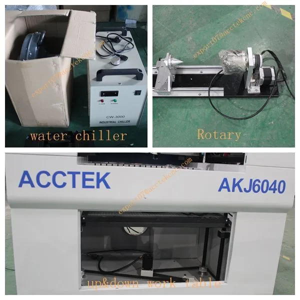 Jinan manufacturer laser cutter engraver AKJ6040