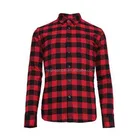 High quality cotton white and black flannel wholesale plaid shirts