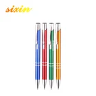 Hot sale Luxury aluminium ballpen Advertising Promotional Customized Gift Ballpen Ballpoint Metal Pen With Logo