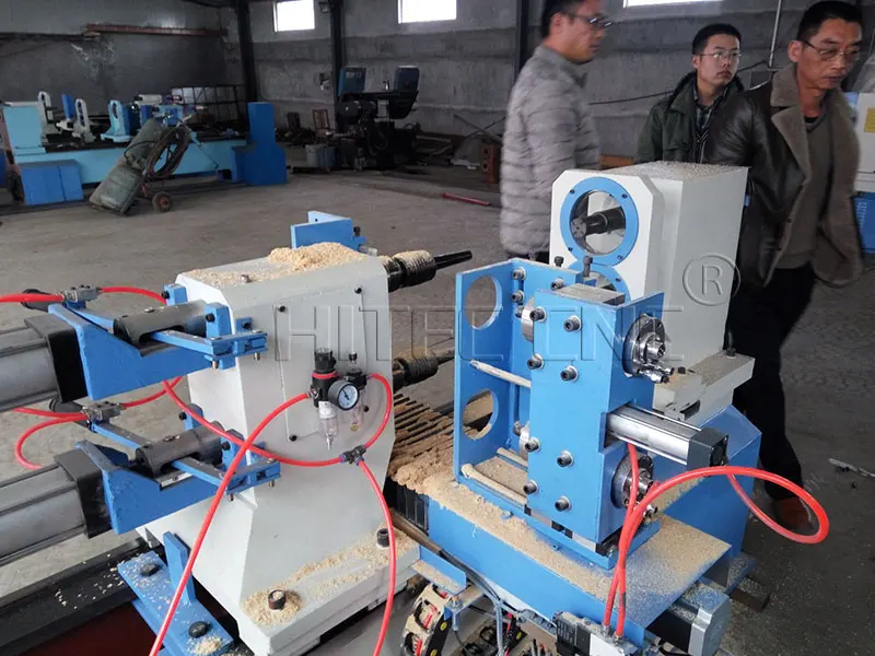 Double Axis Automatic Cnc Wood Turning Lathe Machine For Sale Buy Cnc