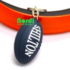 Cheap custom soft 3D pvc keychain rubber key chain with your own logo