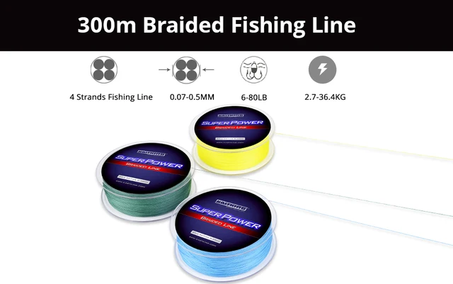 KastKing SuperPower 300m/500m/1000m PE Braided Fishing Line 4 Strands  6-80LB/2.7-36.4KG Strong Multifilament Line For Saltwater - AliExpress