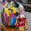 China wholesale price market children clown crafts car automatic coin ride