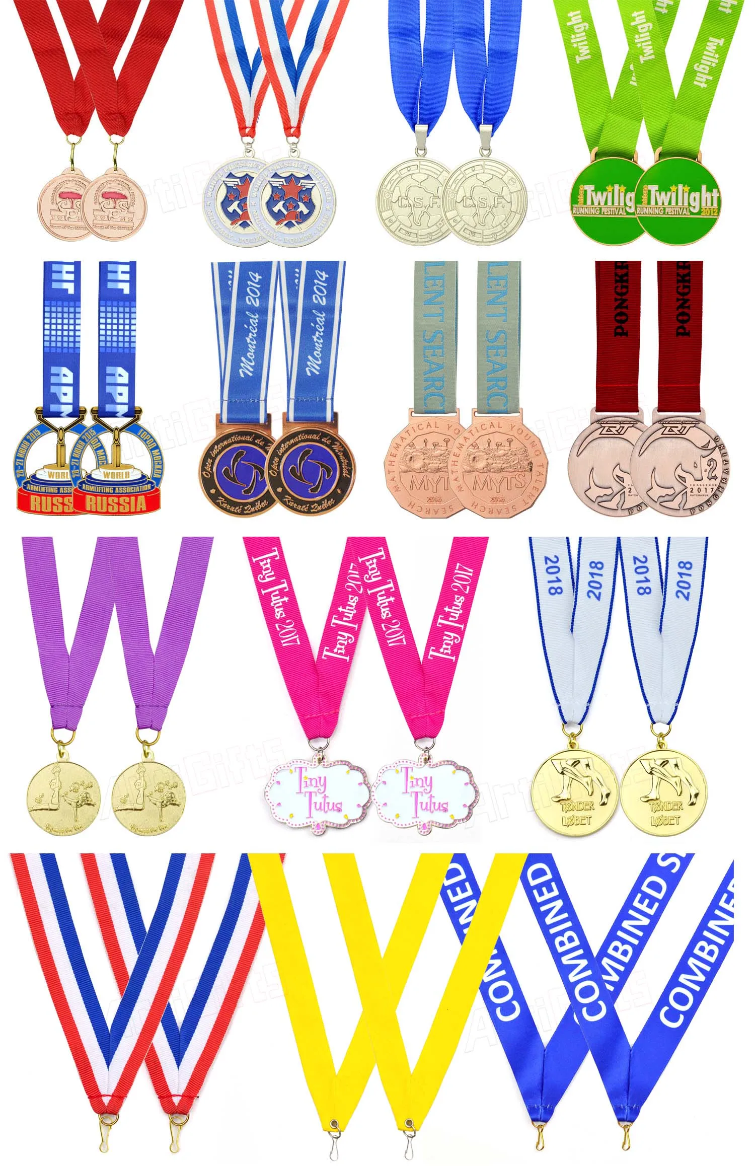 Artigifts make your own custom badminton gold medalist medal perfect for sports