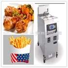 stainless steel kitchen equipment used commercial deep fryer