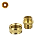 Custom CNC precision machining metal spare parts light components copper brass fittings