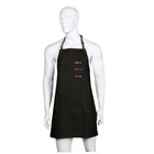 Denim Cooking Man Chef Washed Kitchen Work Housework Cleaning Adjustable Leather Tria Jean Apron