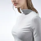 New Design Casual Half Sleeve Turtleneck Ladies Top T-Shirt
