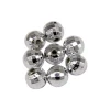 Silver plated Polyhedron jewelry acrylic beads