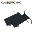 Custom microfiber sunglasses pouch ,Eco-friendly Long mini drawstring bag