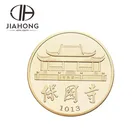 Customized golden temple souvenir coin in India