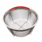 304 stainless steel wire mesh steamer basket fits for 6 8 quart