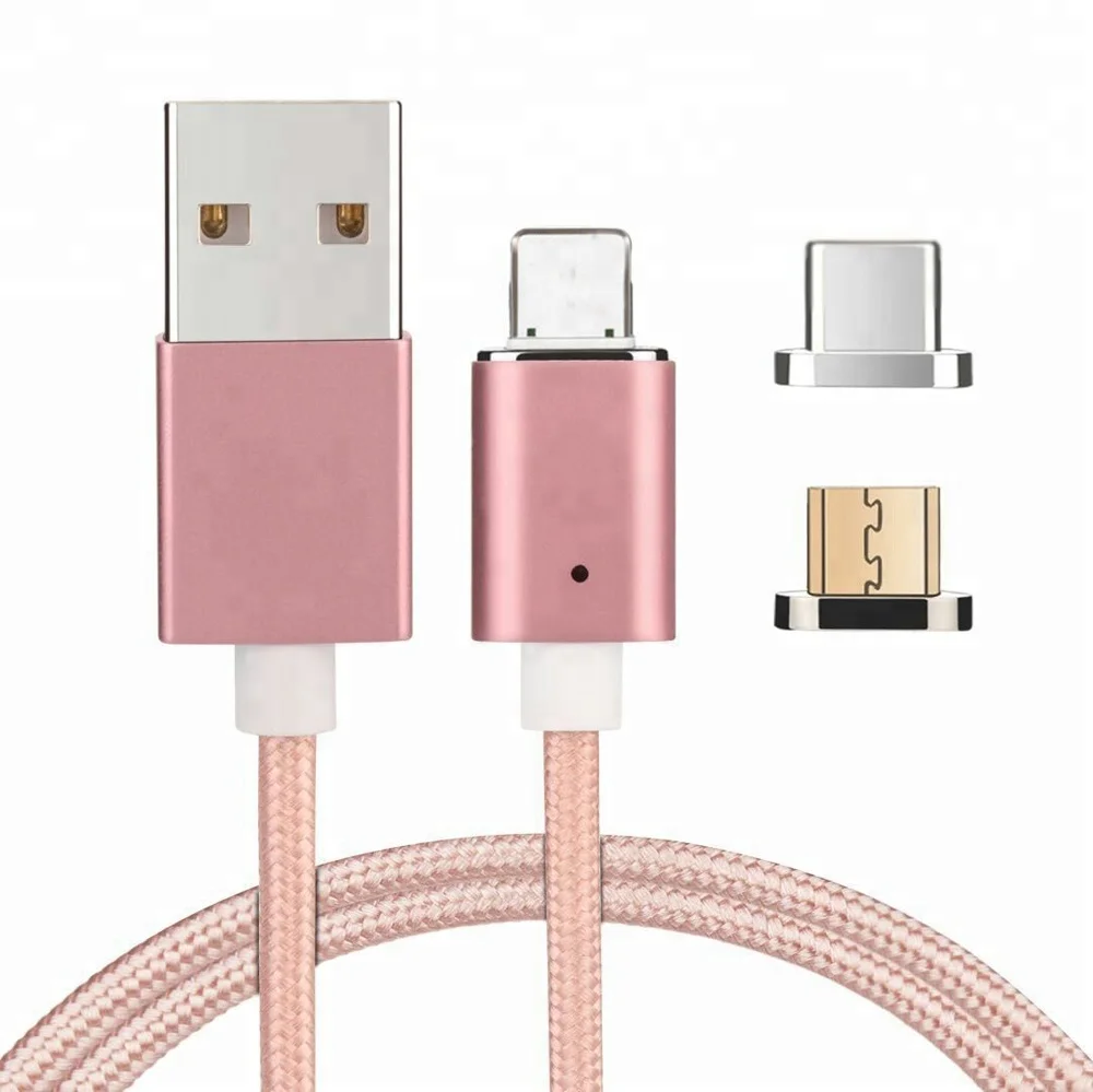 Universal Mini 3 In 1 Fast Charging 2.4A Charger And Data Magnetic Usb Cable - ANKUX.COM