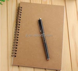 the draft coil notebook notepad kraft paper, and write the