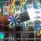 Custom Logo Waterproof Paper Label Stickers With Qr Code