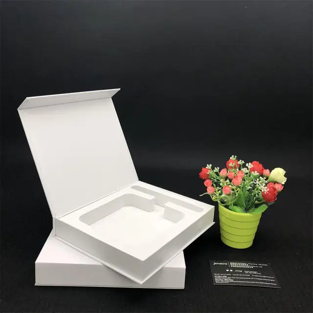 gift set white small cardboard packaging magnetic paper gift box
