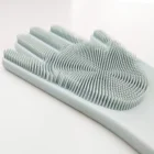 Heat Resistant Silicone Gloves Kitchen Dish Washing Gloves