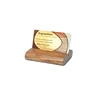 Decorative Custom Unique Shaped Promotional & Wholesale Corporate Fancy Glossy Creative Wooden Desktop Display Card Holder Gifts