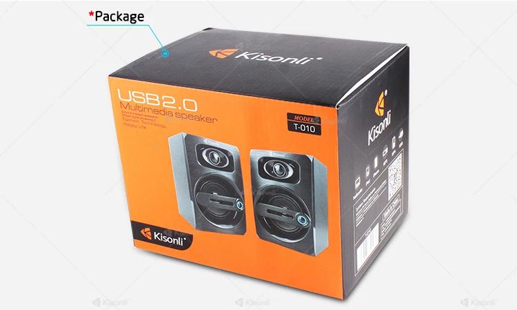 New big bass wired usb speaker, 5V power 2.0 computer pc mini speaker - ANKUX.COM