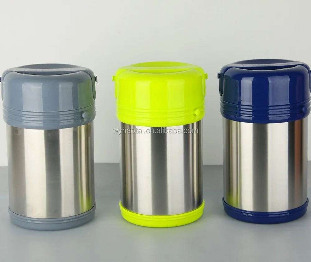 1500ml double wall stainless steel vacuum travel braised pot