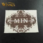 custom own logo jeans, garment, casual clothing screen printed canvas labels