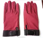 New ! high quality pure cotton horse riding glove for adult and children/equestrian products