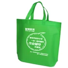 Custom Logo Printed Shopping bag PP Laminated Recycle non woven fabric carry bag