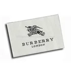 Custom brand logo printed size standard white main clothing handmade garment tags labels