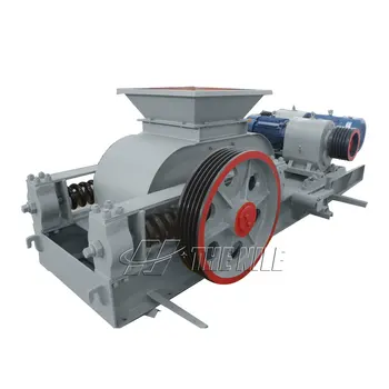 Smooth Hydraulic Clay Double Roller Crusher Stone Sand Crusher