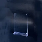 Square Acrylic display stand with board for advertising