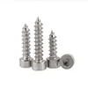 Stainless Steel 304 Hex socket head cap self- tapping screws