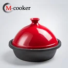 Top seller Tagine metal cast iron enamel Moroccan tagine pot