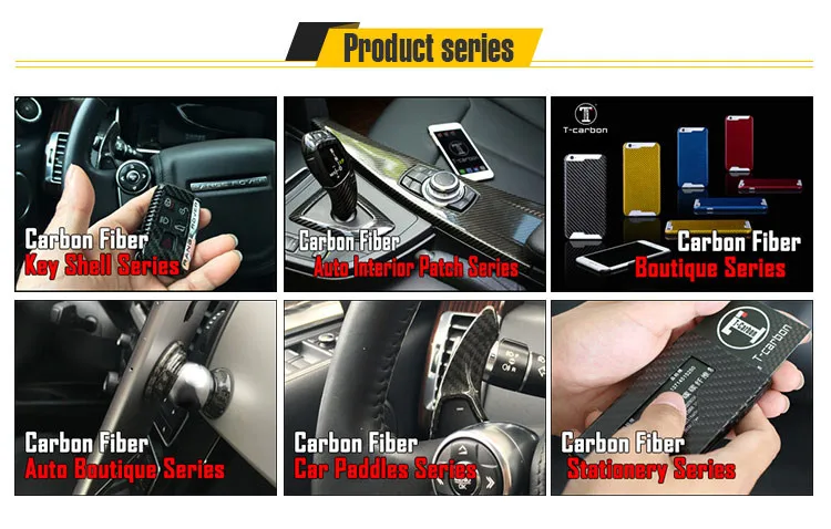 T-carbon Carbon Fiber Steering Wheel Shift Paddles For Mercedes benz CLA GLA GLK Paddle Shifter