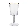 Gold rim Champagne glass creative goblet wine glass