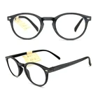 2018 new model round wooden pattern eyewear PC reading glasses