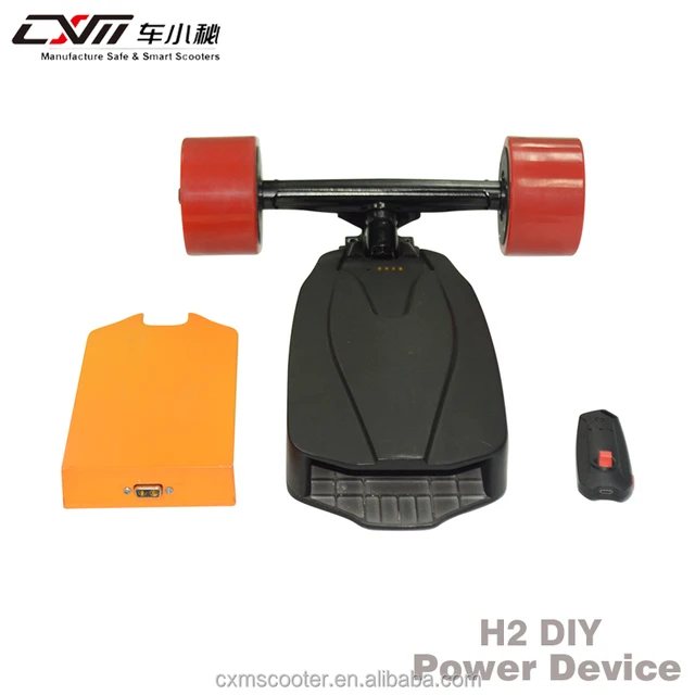2018 New DIY Electric Skateboard Longboard Motor Kit With Remote Controller and Detachable Battery