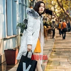 High Quality Top Latest design Padded Coat Fake Faux Fur Winter Long Coat Women