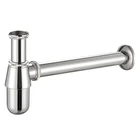 1 1/4" Bottle traps pop up drain with overflow basin faucet antique siphon P-traps basin sink drainer