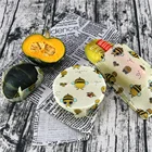 Eco Friendly Sandwich Cartoon Fox Beeswax Food Wraps/Reusable Bees Wax Food Wrap